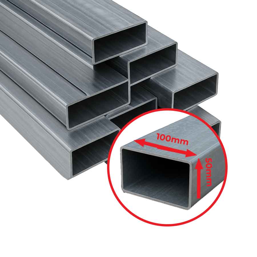 Sắt hộp 50x100 mạ kẽm - báo giá thép hộp 50x100 mới nhất