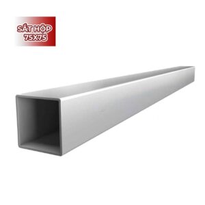 Sắt hộp vuông 75x75x6m mạ kẽm