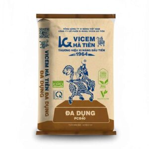 Xi măng Vicem Hà Tiên đa dụng PCB40 50kg/bao